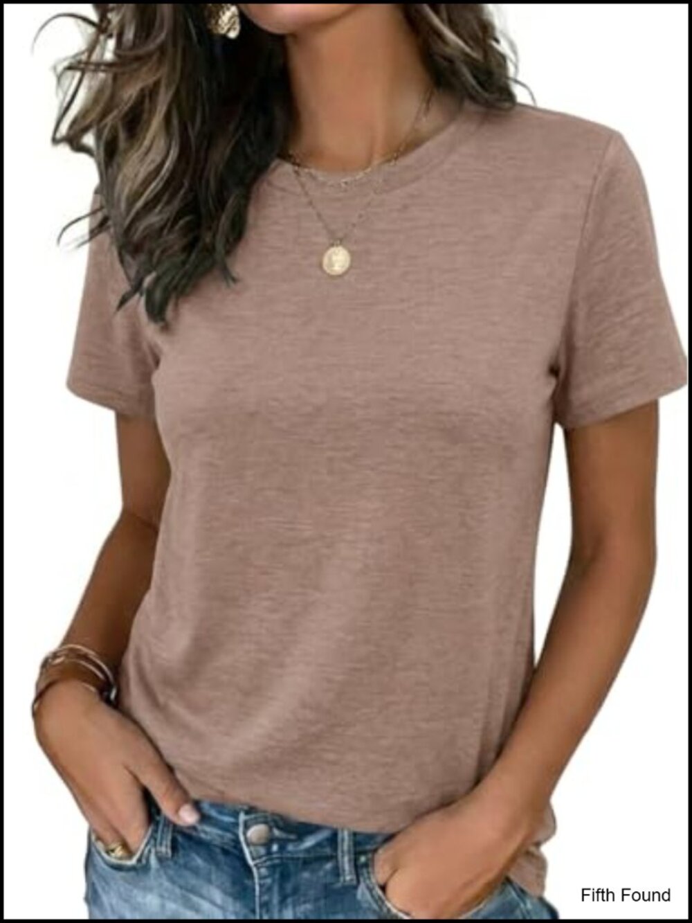 Zeagoo Womens Short Sleeve Crewneck T-Shirt Soft Stretch Casual Summer Top